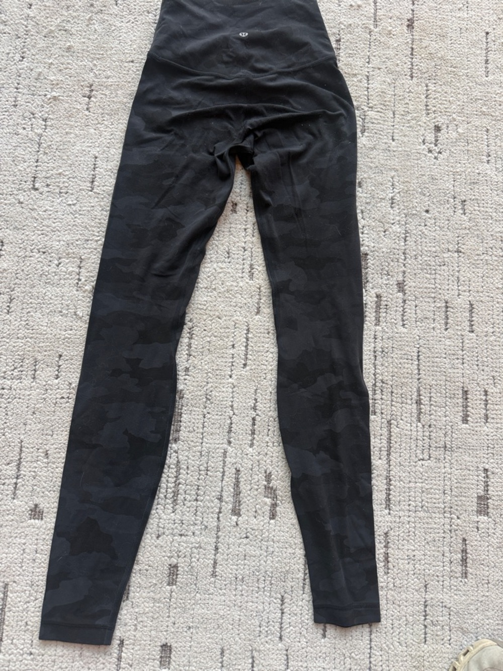 lululemon athletica Black Camo Leggings